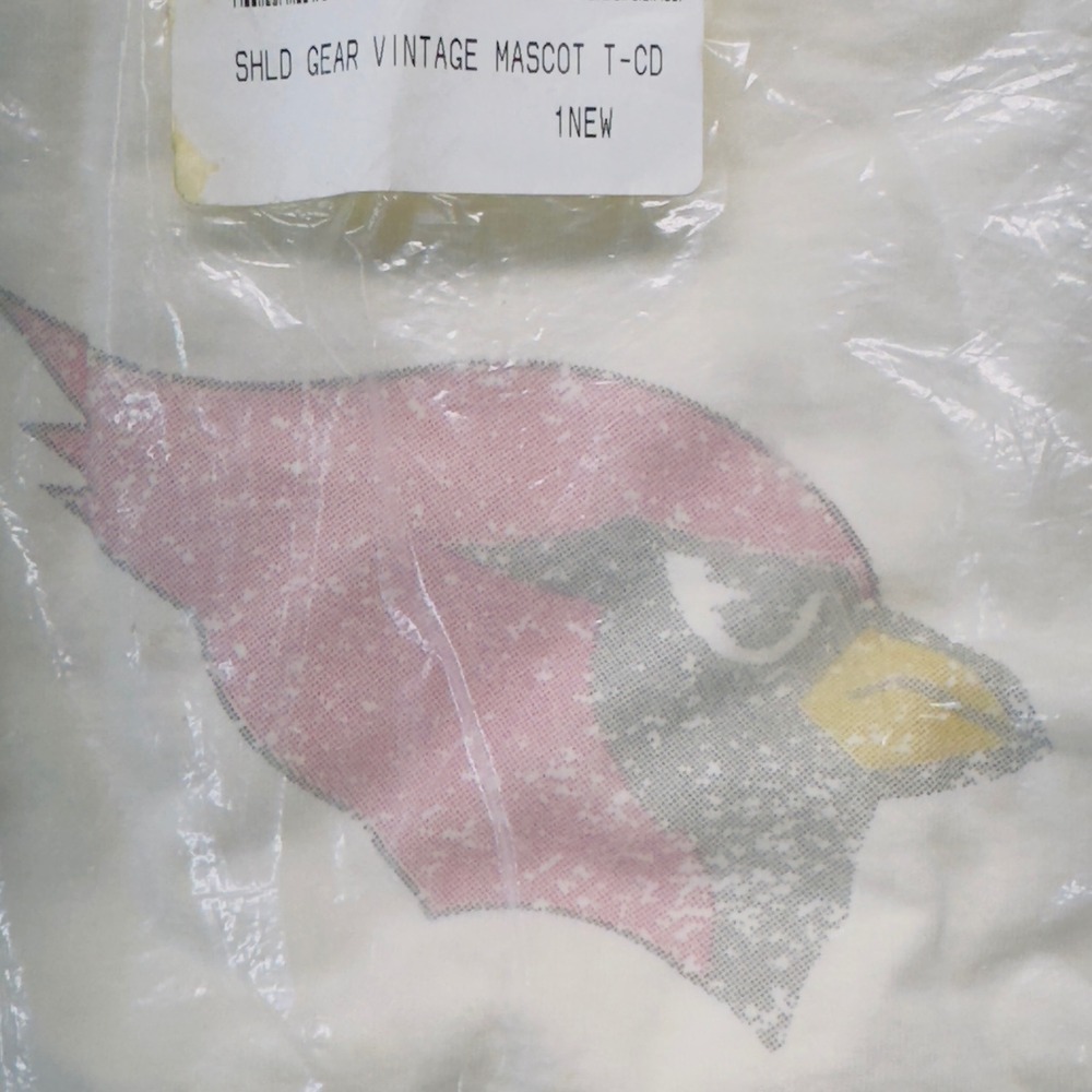 NFL Shield Gear Vintage Arizona Cardinals Mascot T-Shirt Graphic Print XXL